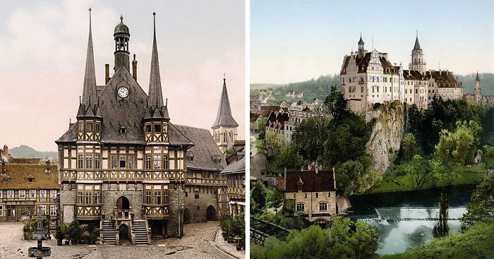 фото для записи Редкие цветные кадры из Германии 1900х годов, прежде чем война все разрушила