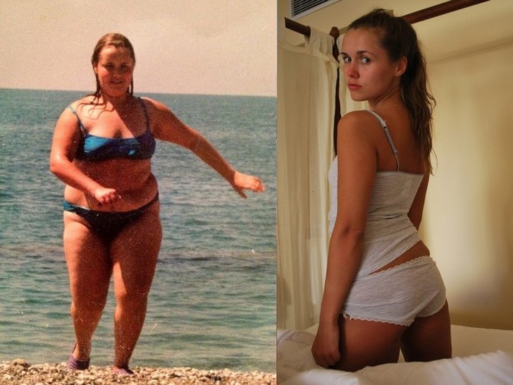 фото для записи Девушка похудела на 55кг. Реальная история, которая вдохновляет (14 фото)